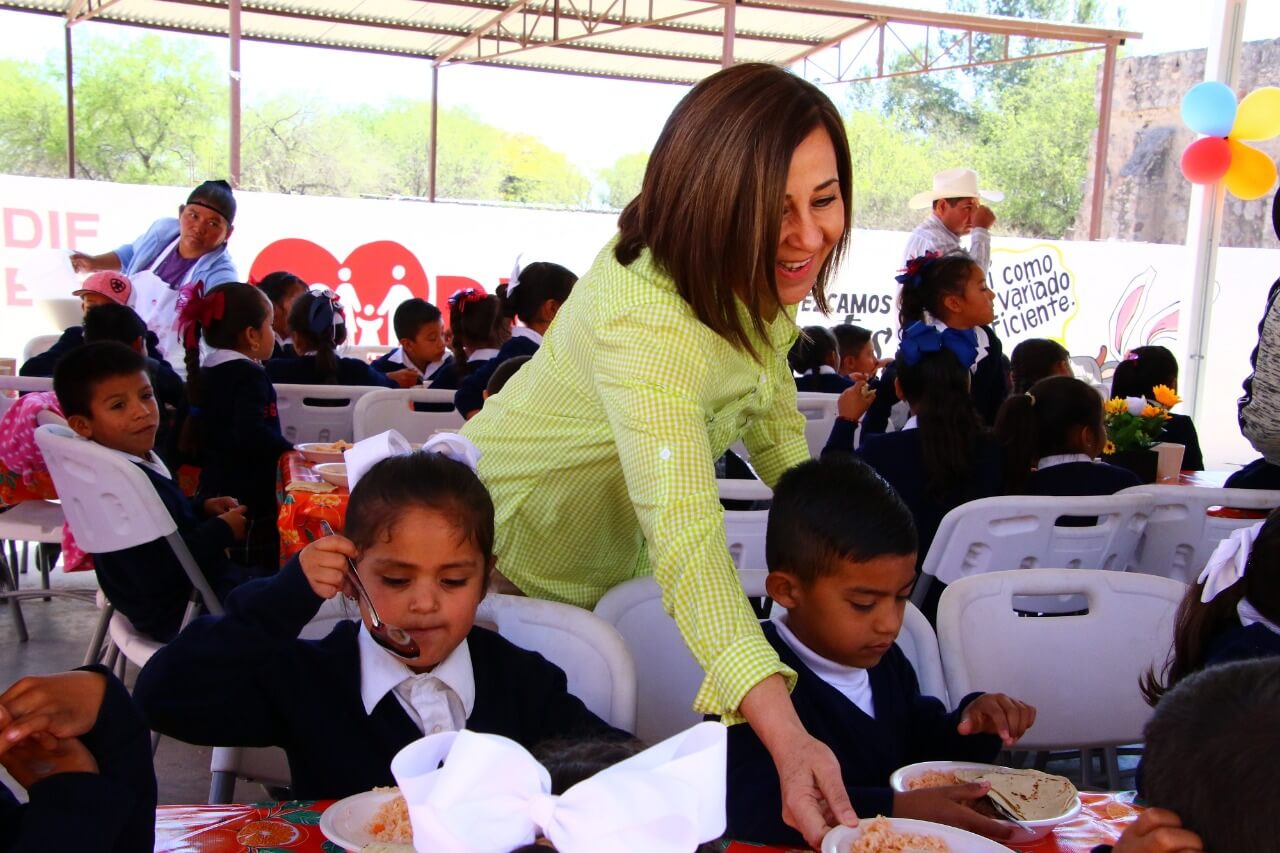 En el sexenio de JM Carreras el padrón de niñas y niños en desayunos escolares pasó de 92 mil a 165 mil estudiantes.