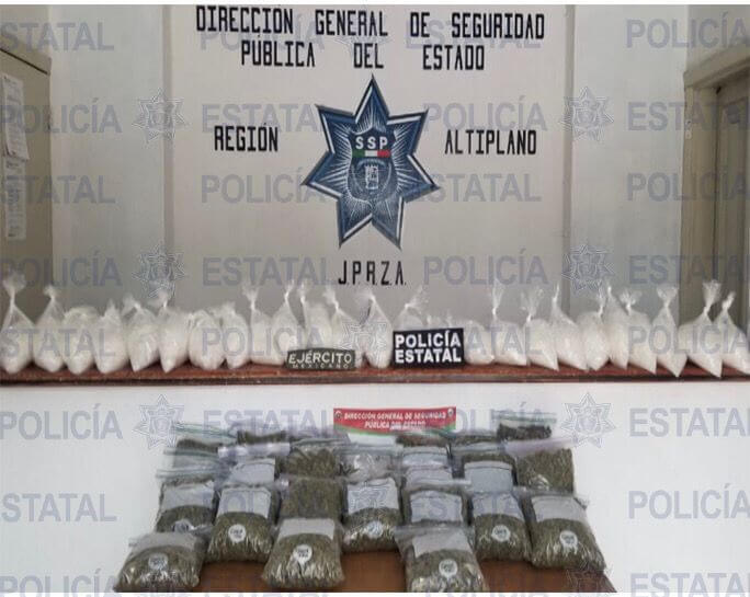 Policías Estatales y personal de la SEDENA, se logró la detención de un objetivo criminal por presunta posesión de 10 kilos de marihuana