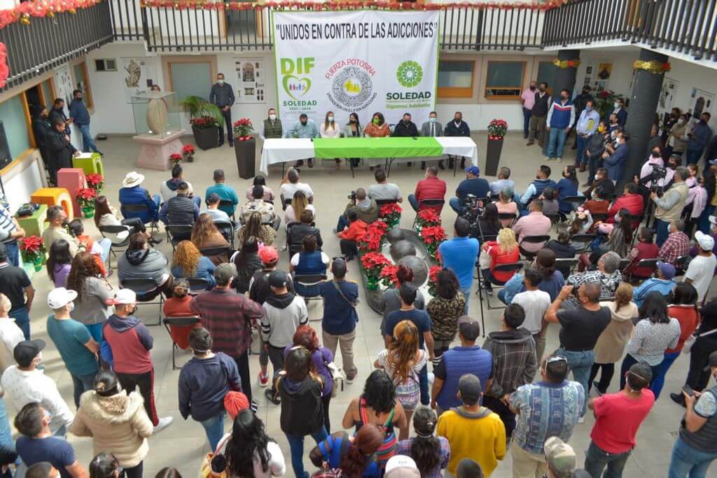 Alcaldesa Leonor Noyola anunció la entrega de quinientos apoyos de rehabilitación con hospedaje para las familias de Soledad.