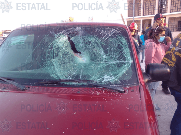 Policías Estatales adscritos a la región Altiplano detuvieron a un hombre por presuntos delitos contra la seguridad de tránsito