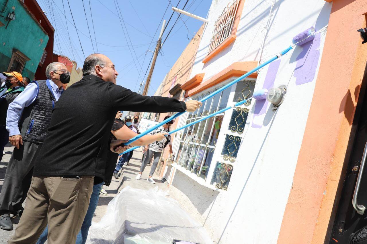 El presidente municipal de San Luis Potosí hizo el arranque de la rehabilitación del emblemático “Callejón del Buche