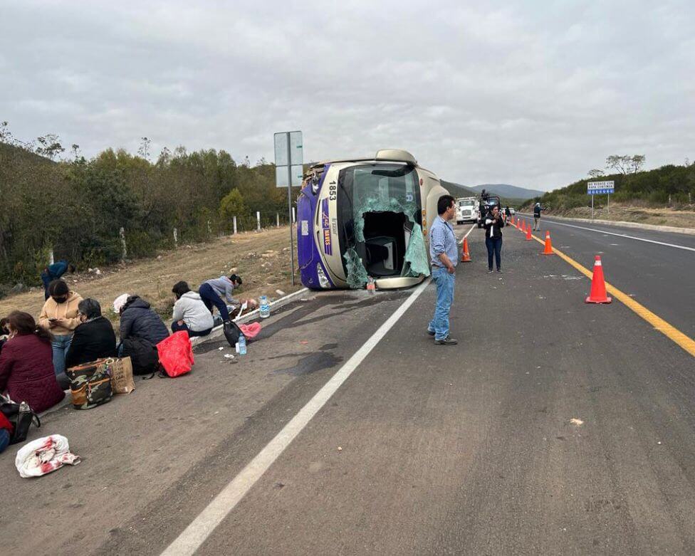 Policía Estatal detuvieron y presentaron ante la autoridad competente al chofer de la unidad como presunto responsable