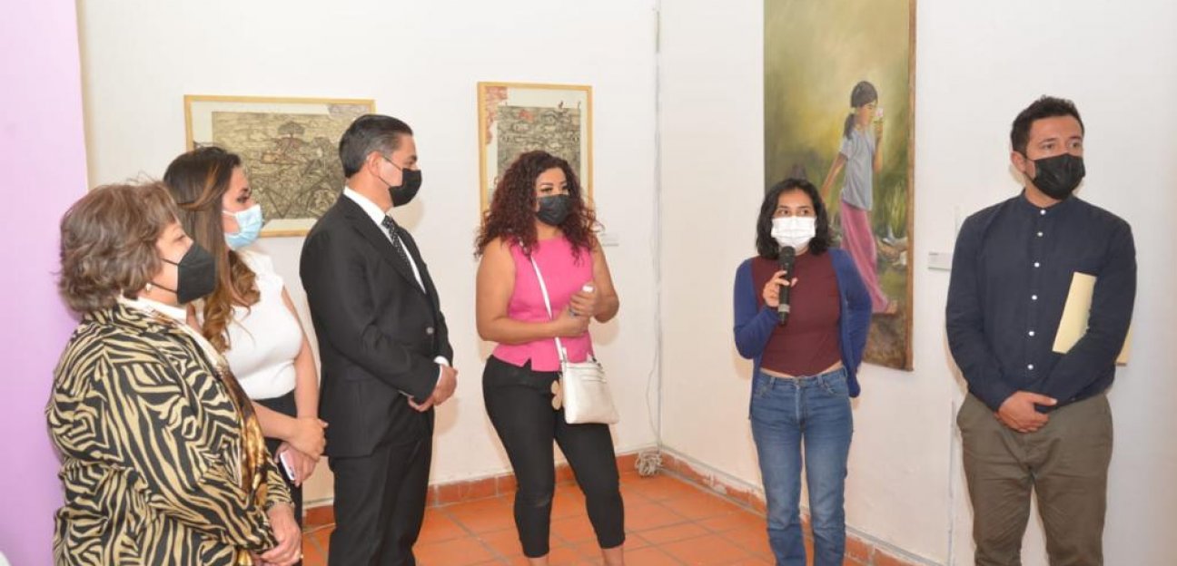 Inauguran exposición colectiva de pintura y grabado en SGS