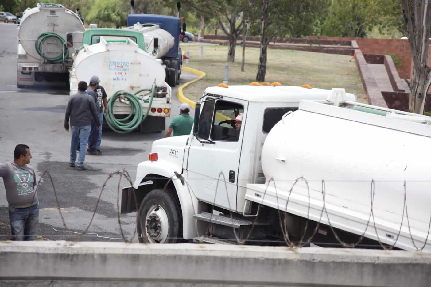 El Plan Emergente de Distribución llevará agua mediante pipas a un rebombeo para posteriormente suministrar servicio