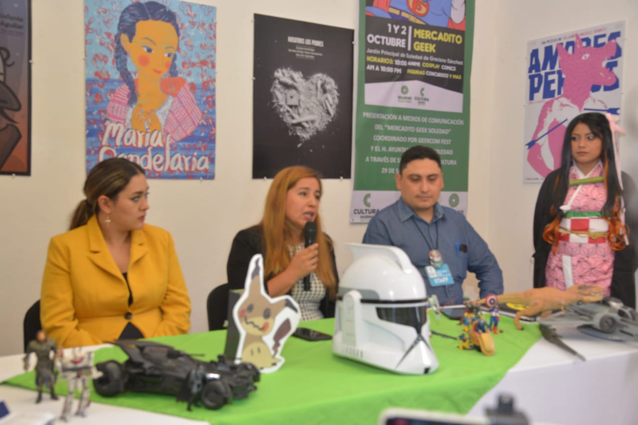 Presentan Mercadito Geek en Soledad de Graciano Sánchez