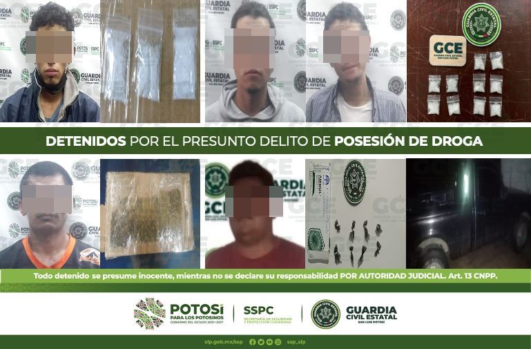 Guardia Civil asegura más de 40 dosis de droga; hay 11 personas detenidas