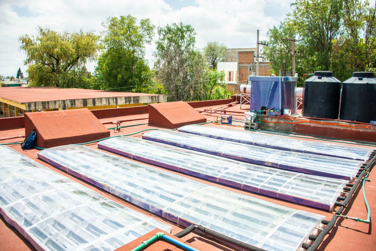 Paneles solares creados por científicos de la UASLP benefician al Instituto Geriátrico Dr. Nicolás Aguilar