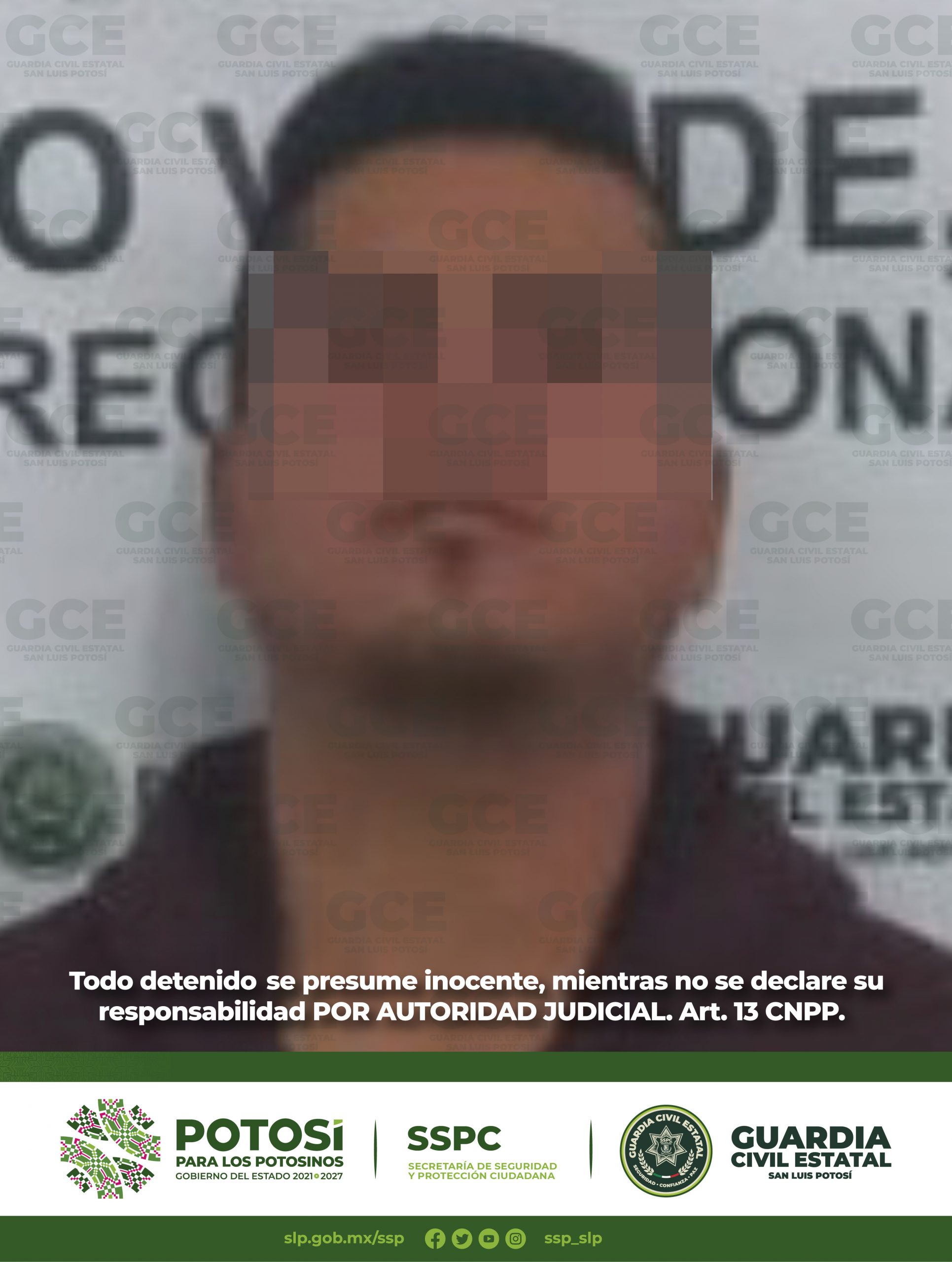 GCE detuvieron a un hombre por el presunto delito de daños a un hotel ubicado en la zona centro de este municipio.