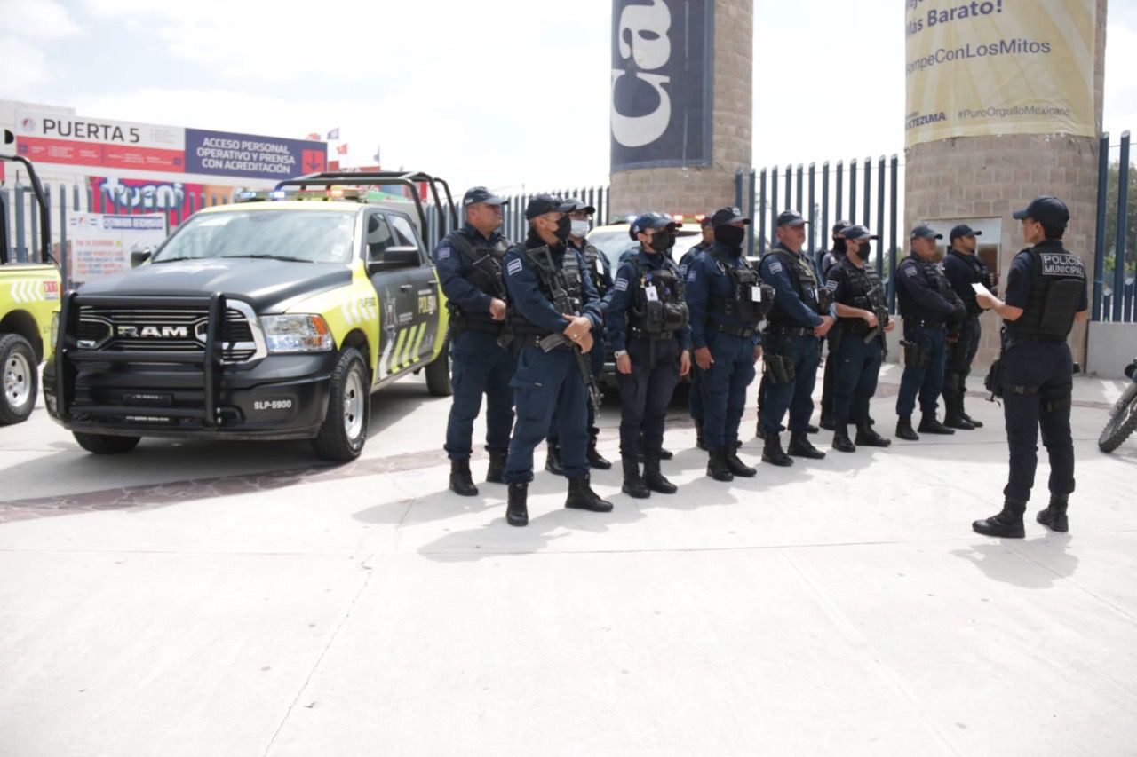 En coordinación con fuerzas de seguridad de los tres órdenes de gobierno se mantendrá vigilancia preventiva y permanente en la capital potosina