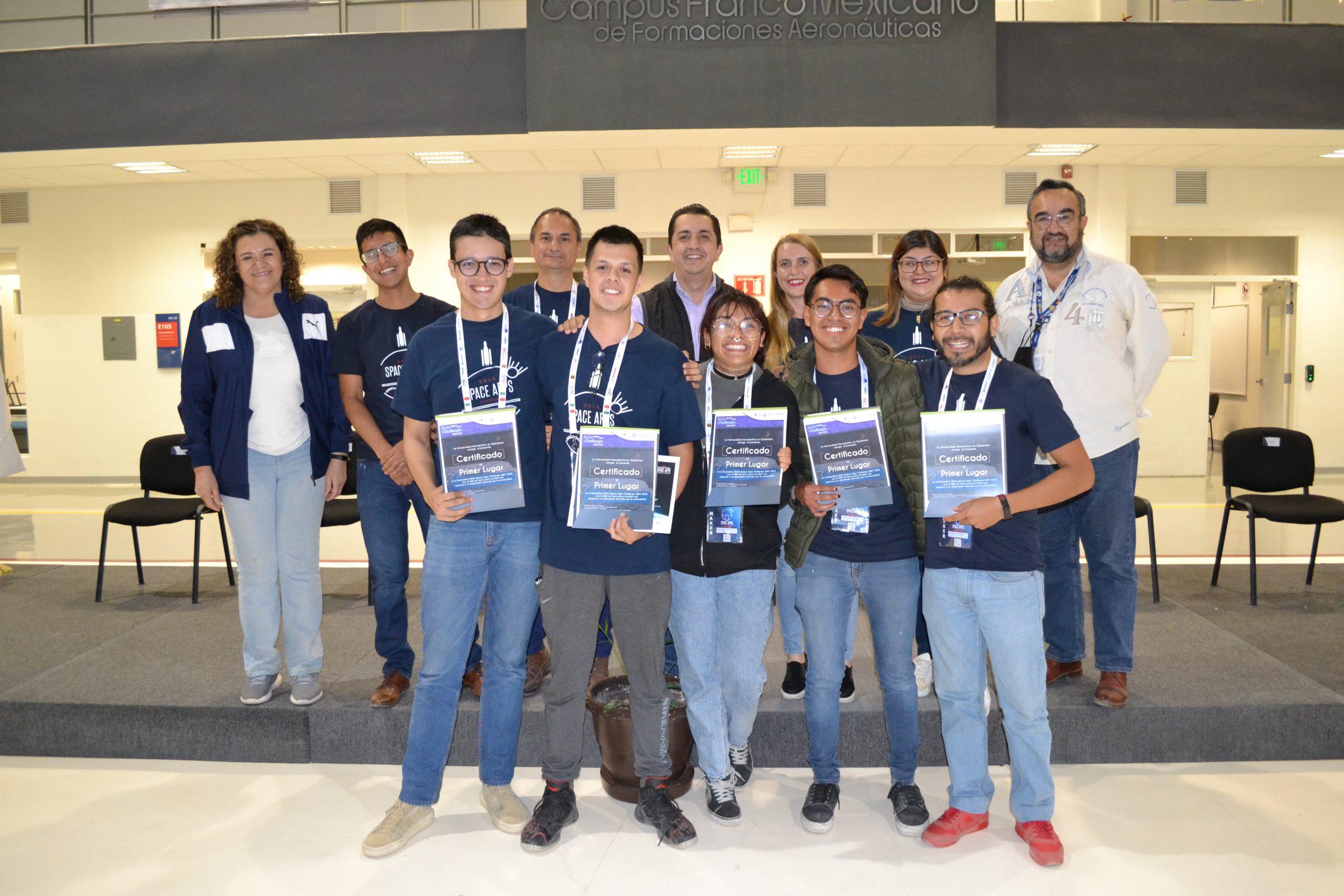 Facultad de Ingeniería de la UASLP participa en el concurso internacional de la NASA “Space Apps 2022”, donde obtuvo el 1er. lugar