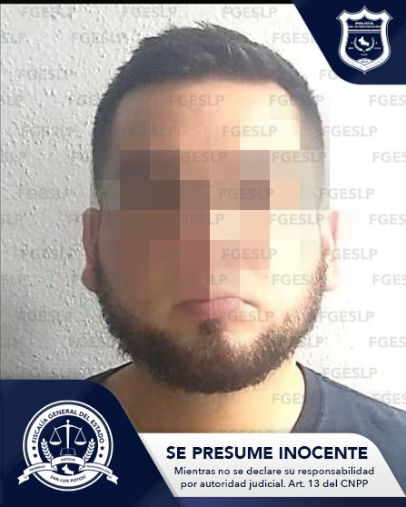 Un elemento de la Policía Municipal de Matehuala fue detenido por agentes de la Fiscalía General del Estado