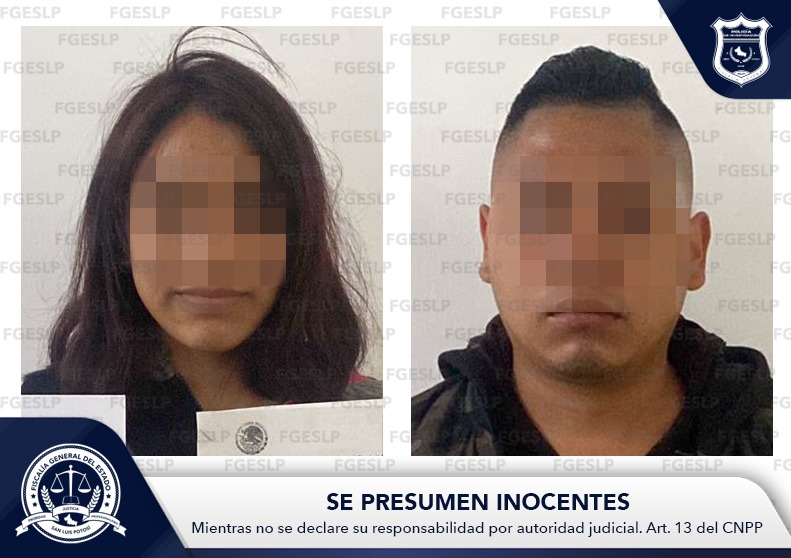 FGE efectuó la detención de un hombre y una mujer, señalados de participar en la muerte de una niña de tres años de edad