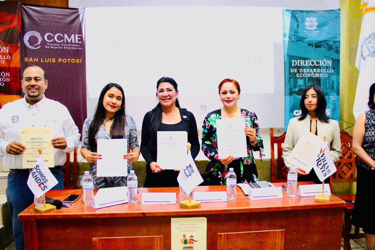 Alcaldesa de Villa de Reyes destacó que el objetivo es continuar con el empoderamiento de las mujeres emprendedoras y fortalecer sus negocios.