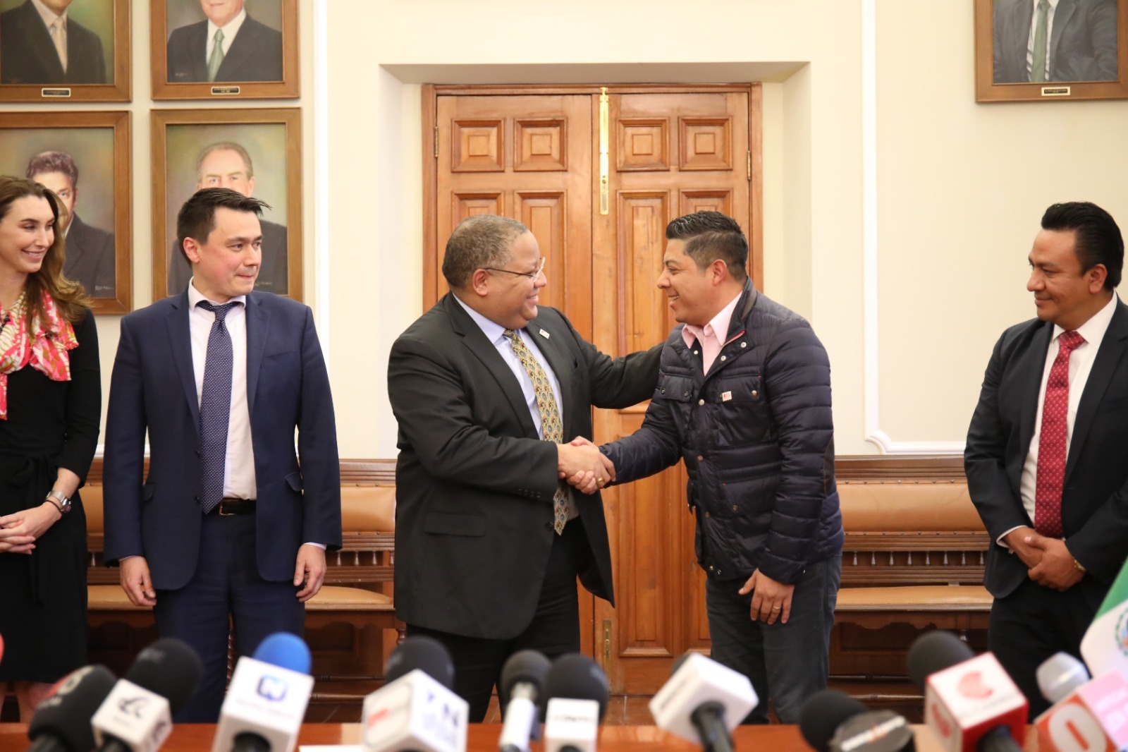 El Mandatario Estatal se reunió con el Cónsul General de Estados Unidos en Monterrey, Nuevo León, Roger C. Rigaud