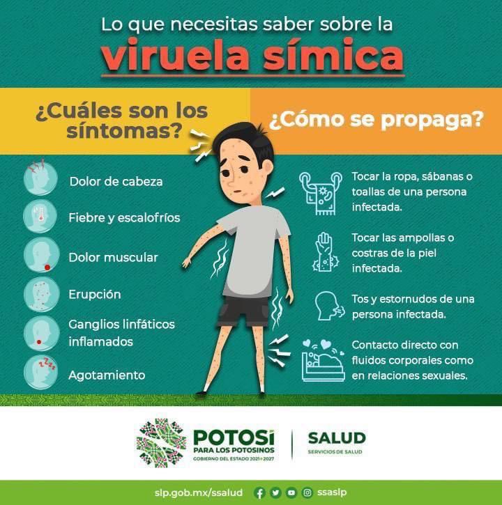 CONFIRMA SALUD NUEVO CASO DE VIRUELA SÍMICA EN EL ESTADO