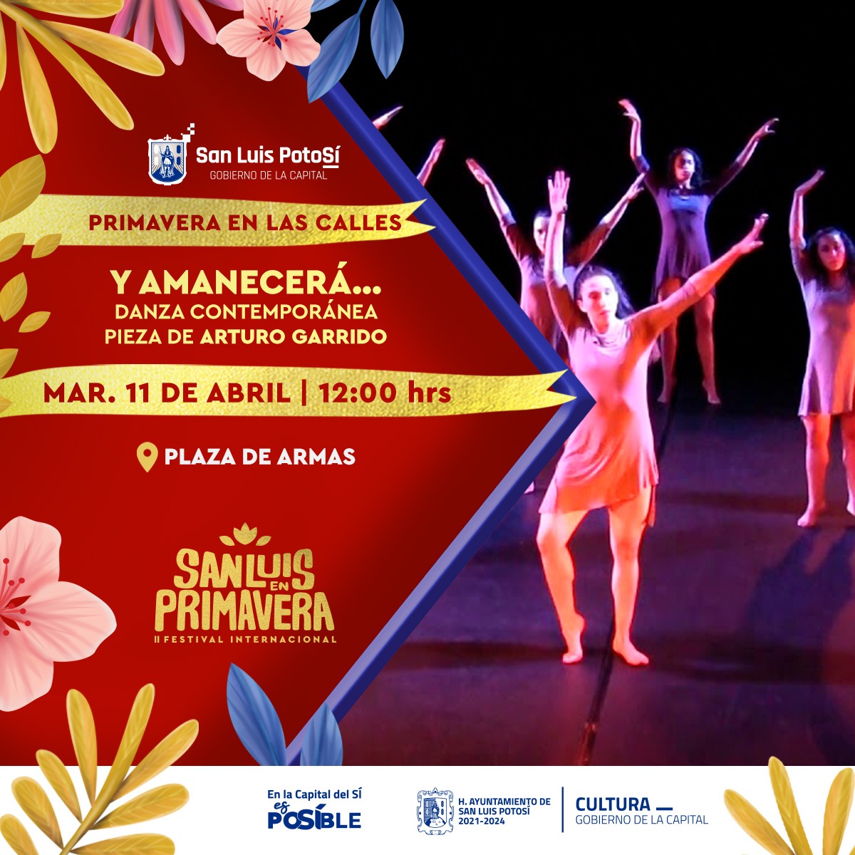 Nueve eventos de danza y artes escénicas con artistas de la escena local que se llevarán a cabo en Plaza de Armas, San Juan de Dios y Jardín Colón al mediodía