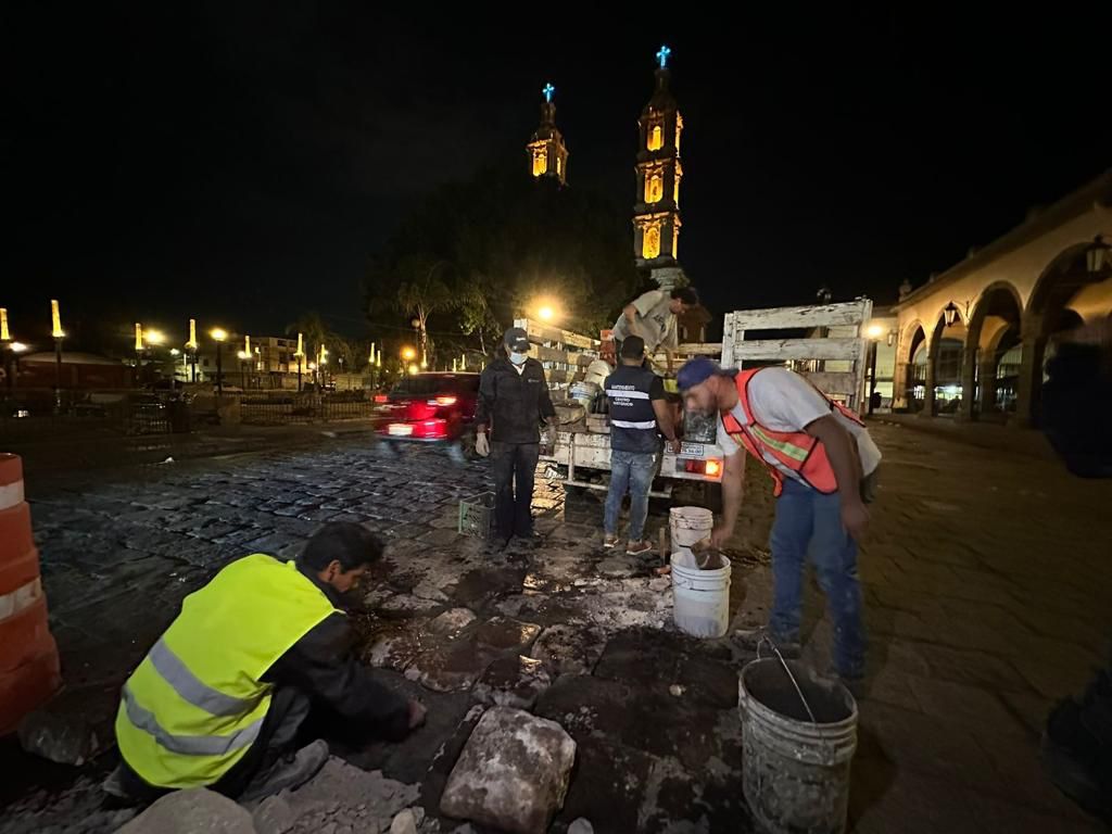 Sigue firme el mantenimiento y conservación del Centro Histórico