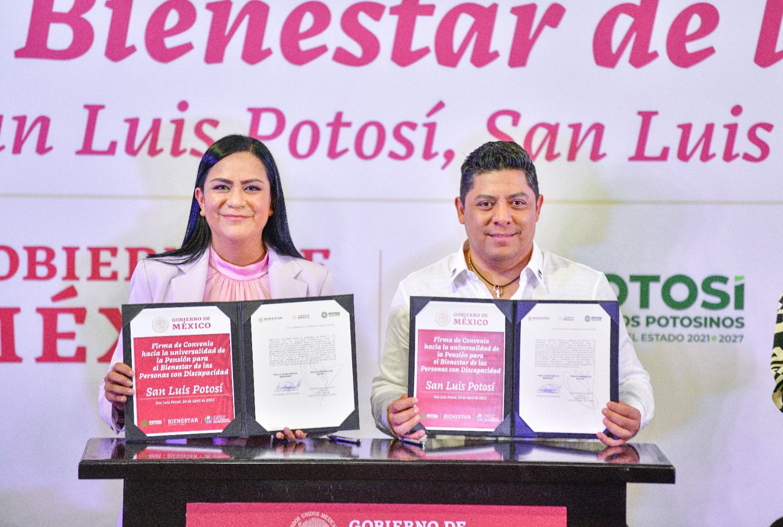 Refrendó el compromiso de la Federación para que, en coordinación con el Gobierno del cambio, San Luis Potosí salga adelante