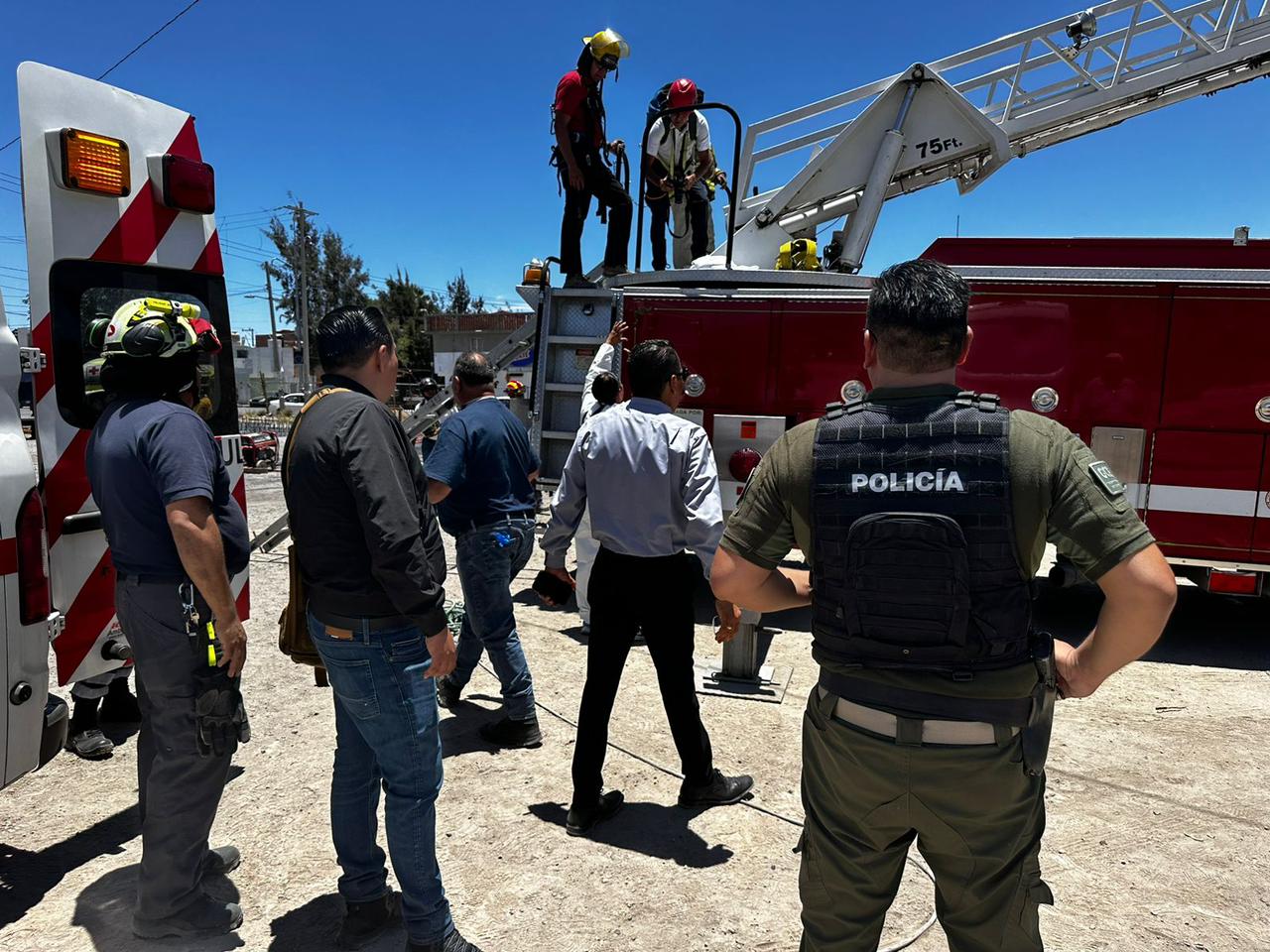 La empresa encargada de la obra se hará cargo de costear los gastos provocados por este accidente de trabajo.