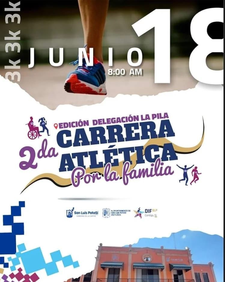 DIF Municipal presenta la Carrera por la Familia, edición Delegación La Pila