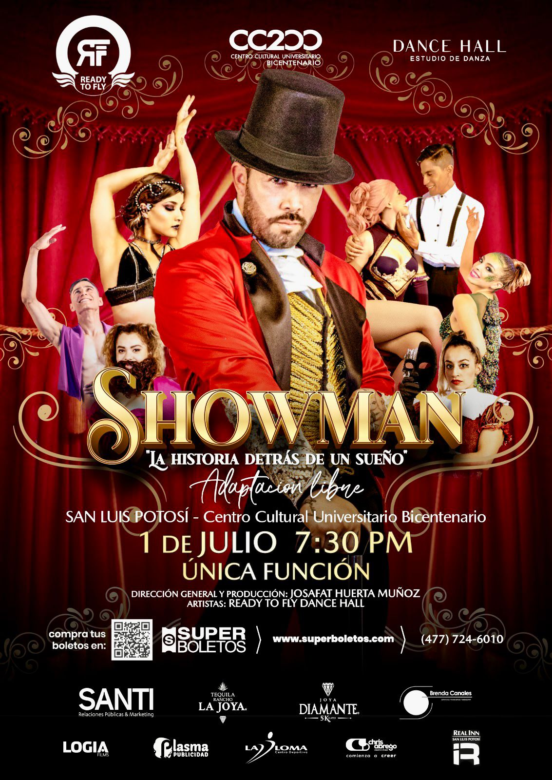 Este primero de julio se presenta Showman en El Bicentenario