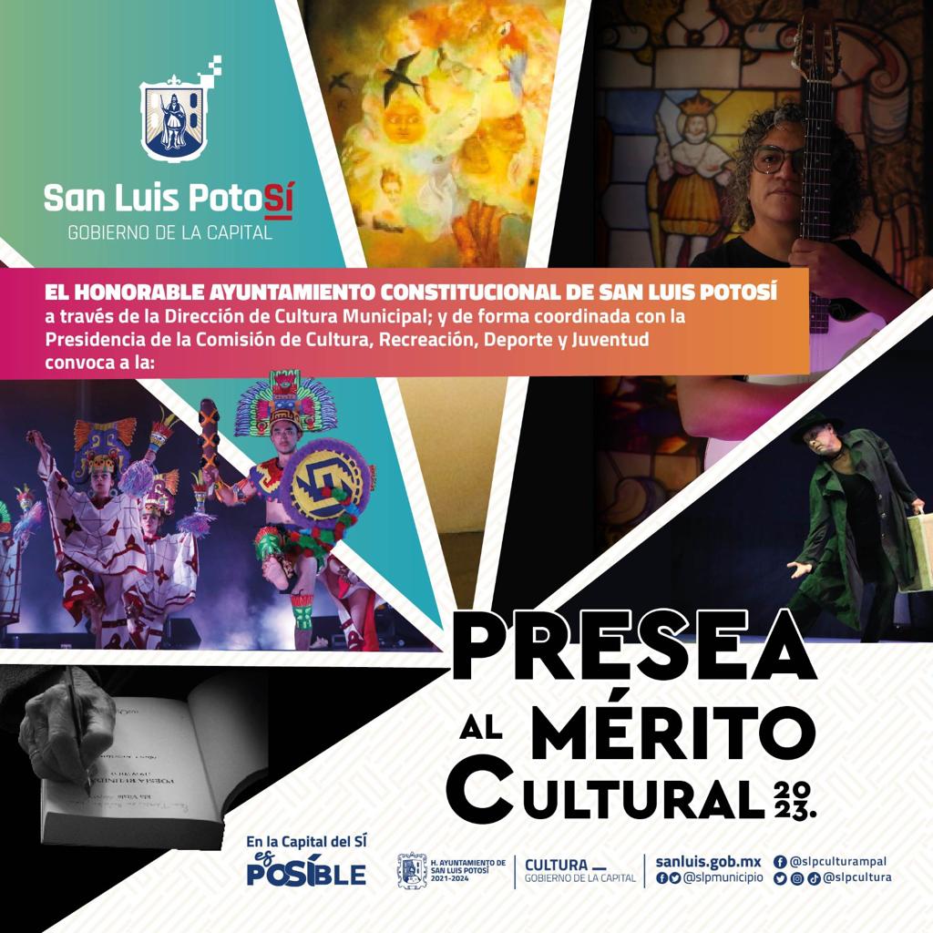 Gobierno de la Capital invita a comunidad cultural para que se involucren en la convocatoria de la Presea al Mérito Cultural 2023