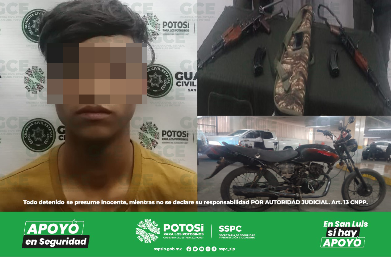 Agentes de la GCE, capturaron a un sujeto vinculado con un grupo delictivo a quien servía para diversas actividades ilícitas