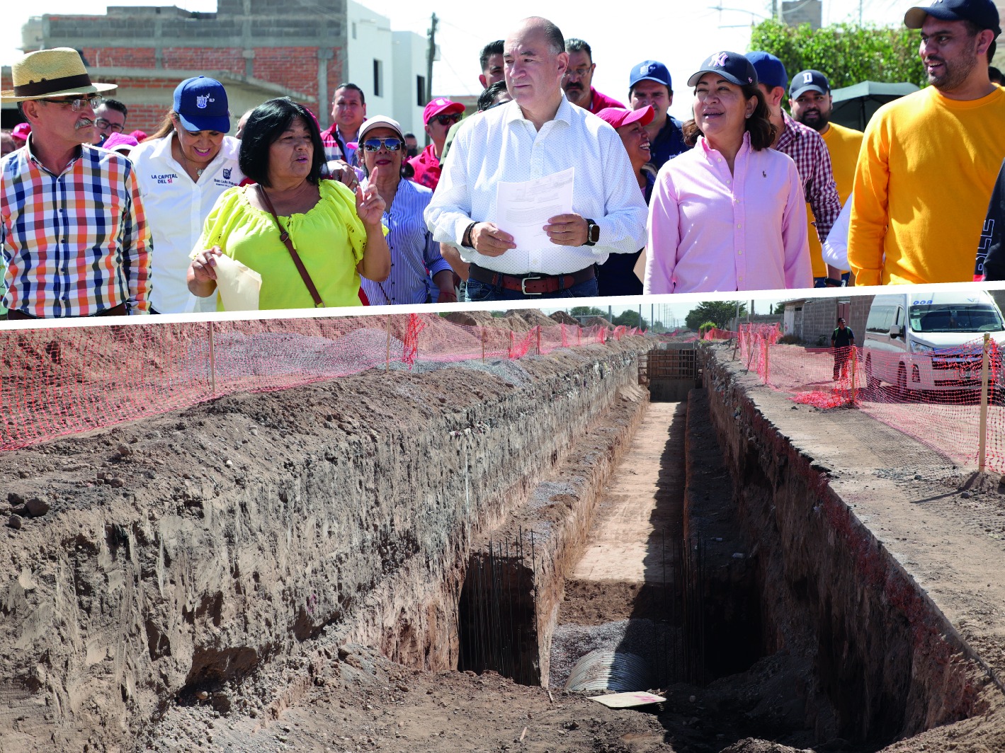 Simultáneamente se construyen otras obras entre el Periférico y El Saucito, para rescatar a esa zona de la Capital.