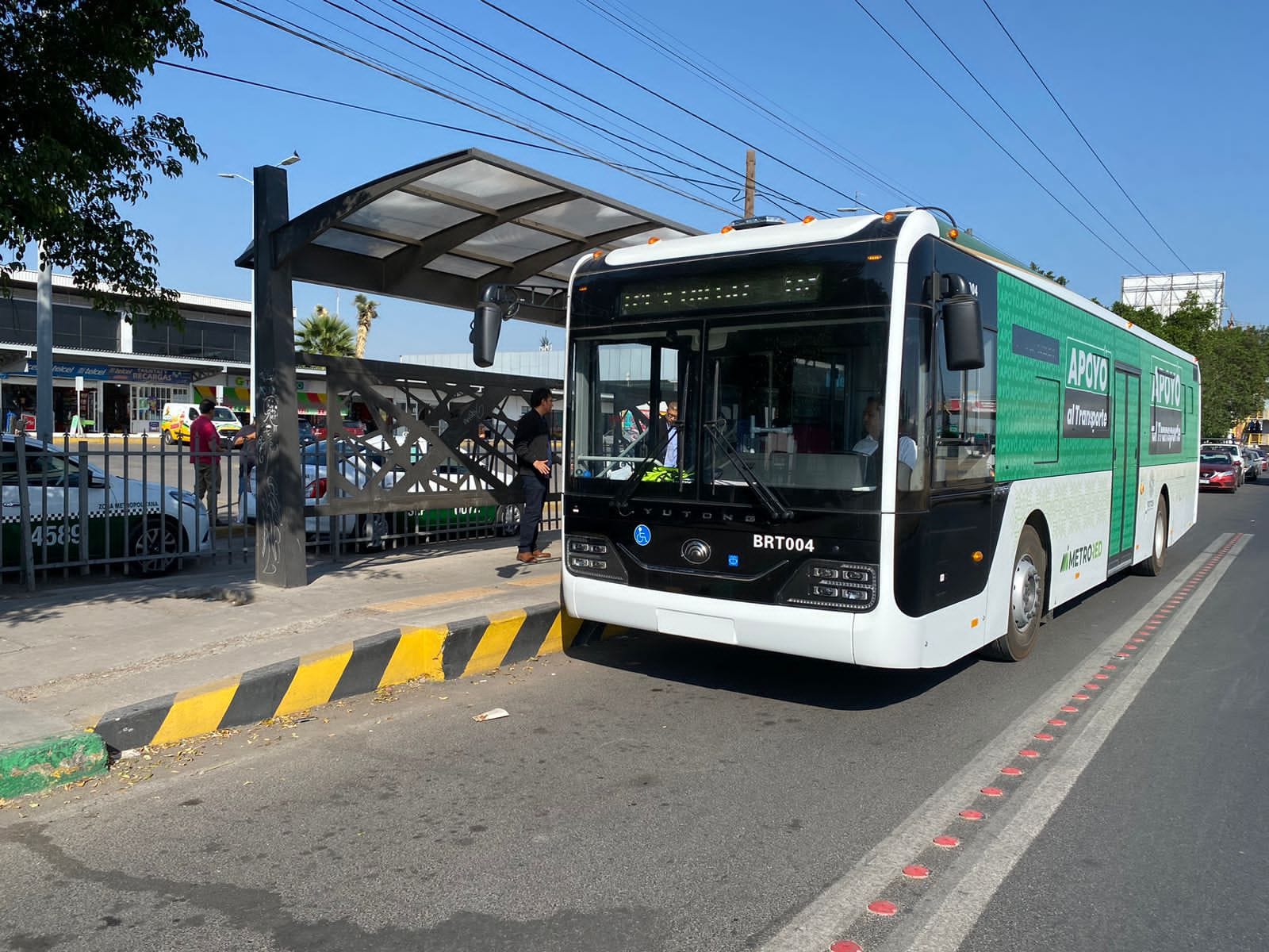 Secretaría de Comunicaciones y Transportes recorrió con la unidad (BRT) desde Fray Diego de la magdalena hasta el Eje 128