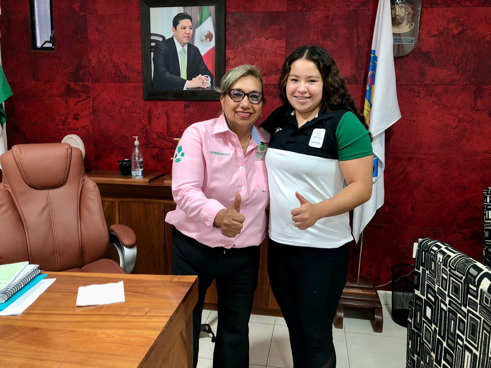 EN APOYO A LA JUVENTUD, ALCALDESA DA APOYO ECONÓMICO A DEPORTISTA SOLEDENSE QUE PARTICIPARÁ EN BRASIL