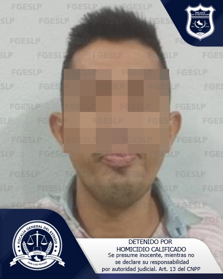 Agentes de la Fiscalía capturaron a Héctor  “N” por su probable responsabilidad en el fallecimiento de un hombre en Ciudad Valles.