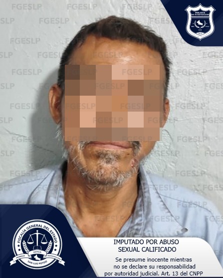 La Fiscalía obtiene la vinculación a proceso de Braulio “N” al imputarle el delito de abuso sexual