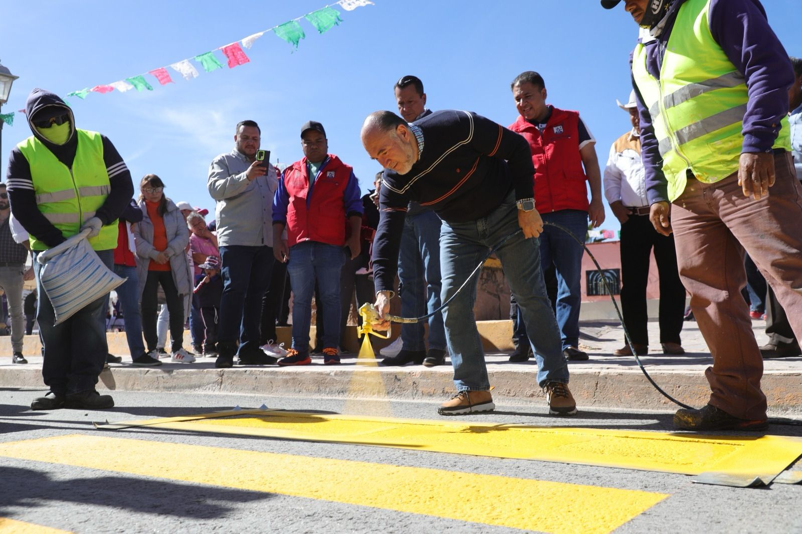 Esta vialidad representa un camino seguro para cientos de estudiantes que asisten a tres planteles educativos de esta Delegación municipal.