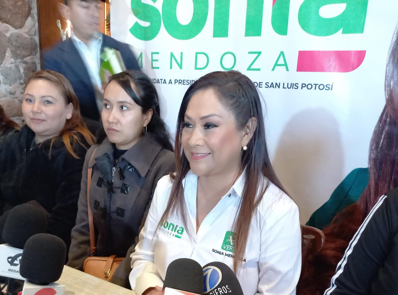 Sonia Mendoza confirmó una posible coalición entre el partido Verde Ecologista de México, partido del Trabajo y Morena.