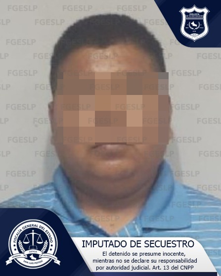 FGESLP efectuó la detención de un hombre de 36 años de edad en la Huasteca potosina, luego que fue indiciado de secuestro agravado en Veracruz