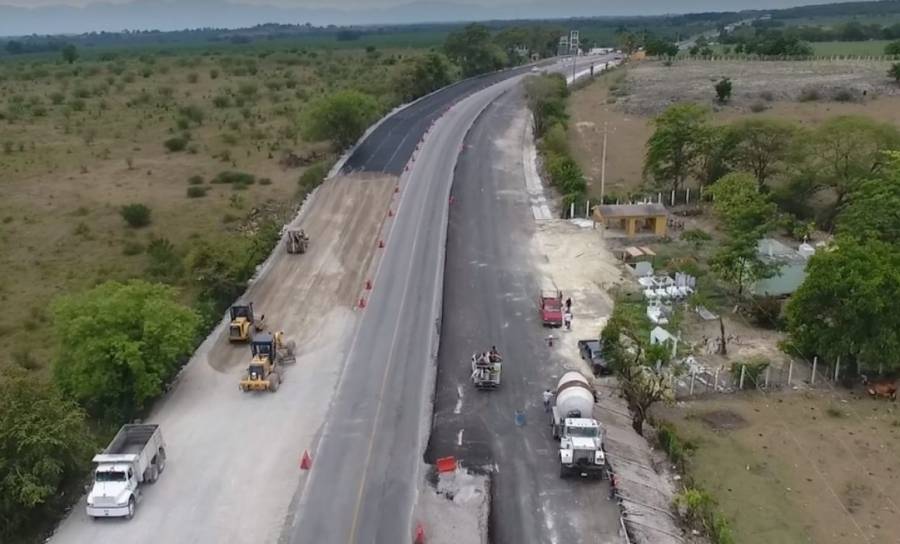 Anuncian cierres programados en la carretera federal Valles-Tamazunchale, en el tramo comprendido entre los kilómetros 275+600 y 290+540.