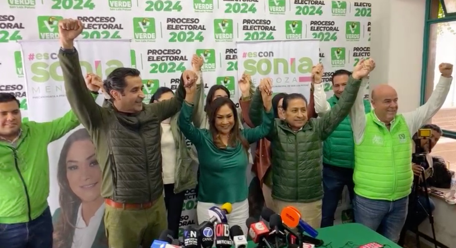 La candidata elegida para representar a la cuarta transformación en la capital potosina será la ex panista Sonia Mendoza Díaz