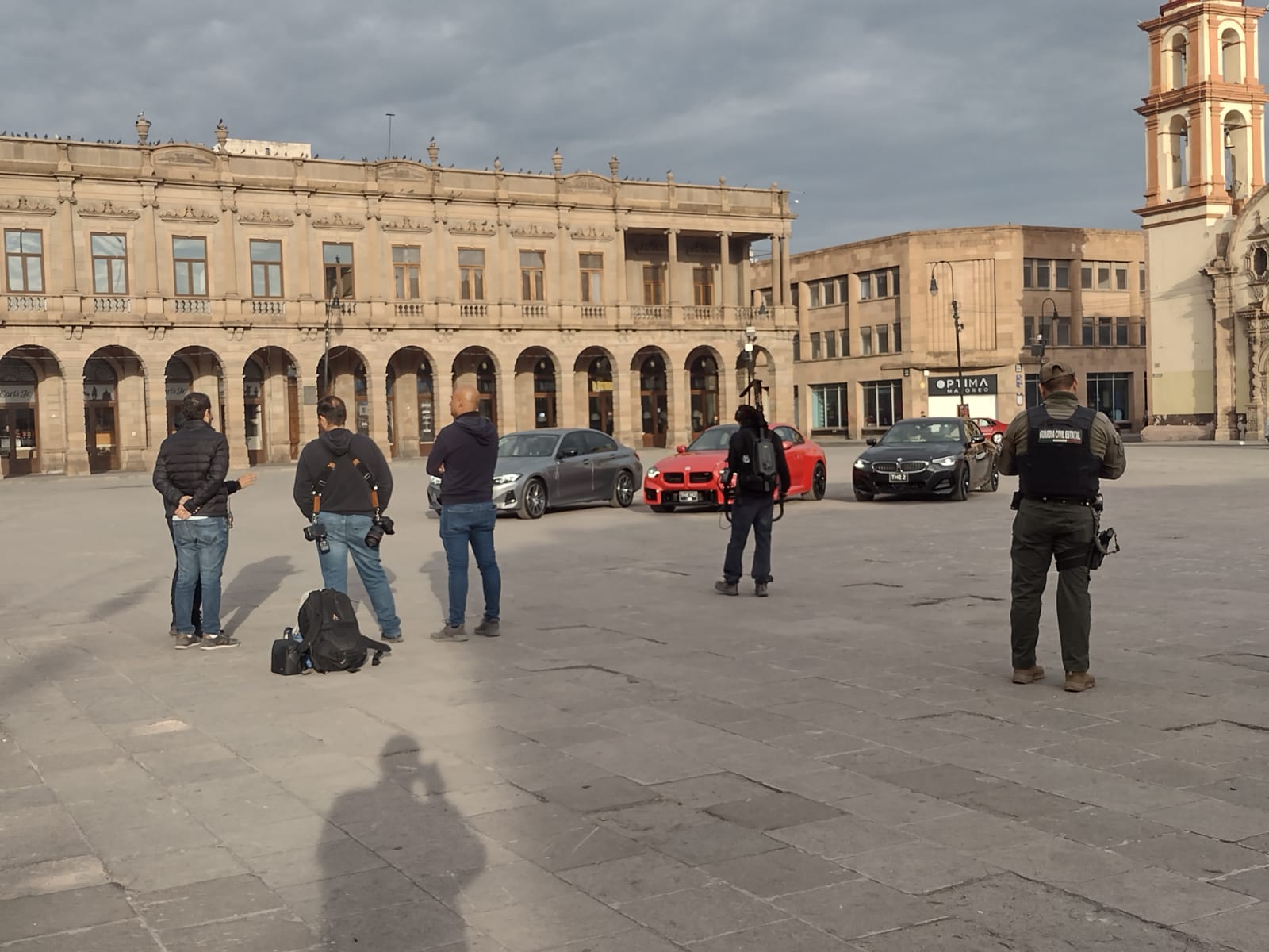 BMW filma promocionales en el Centro Histórico de San Luis Potosí