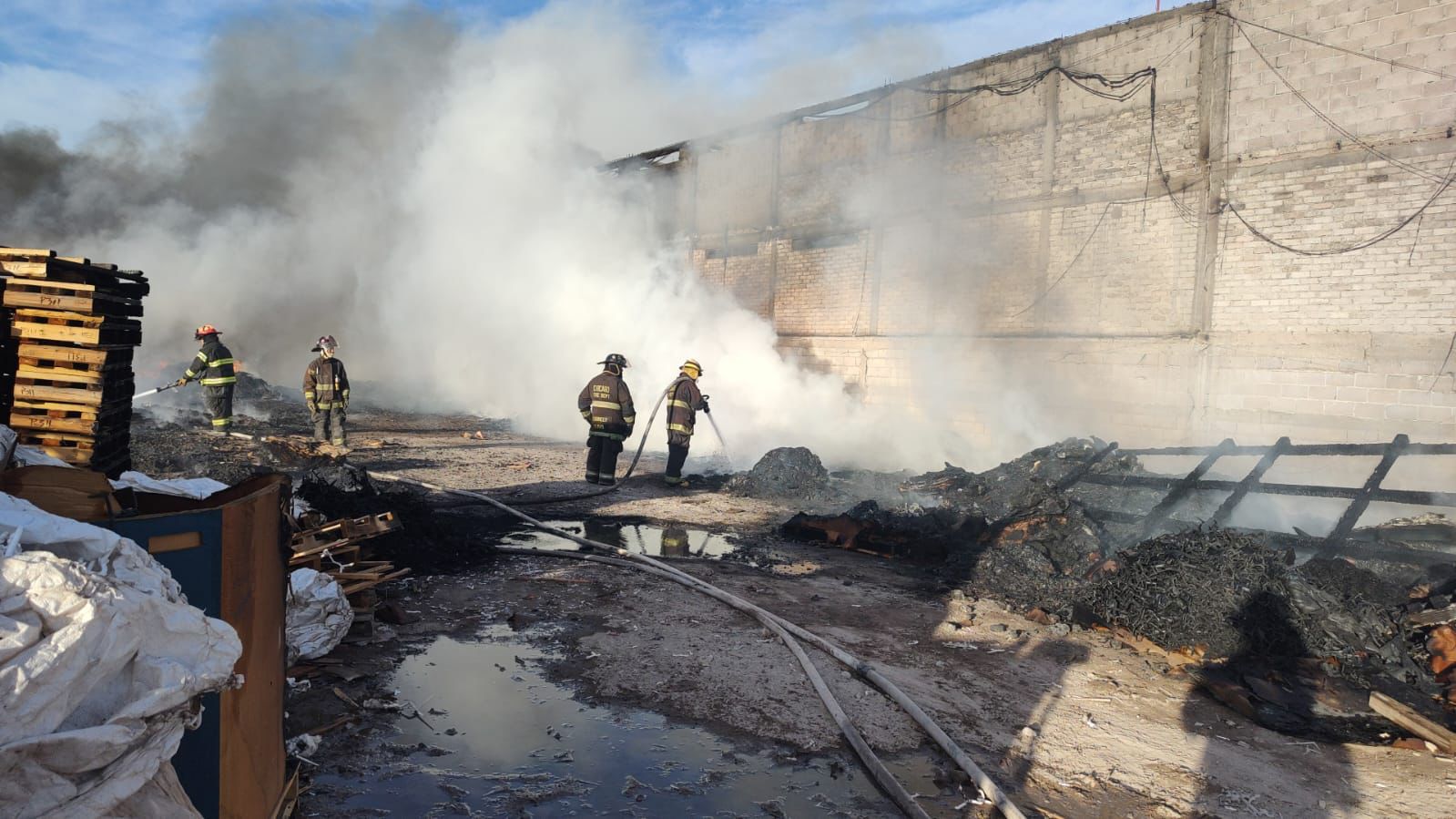 SSPC y el Ayuntamiento de San Luis Potosí, se atendieron dos incendios ocurridos en la Delegación de La Pila.