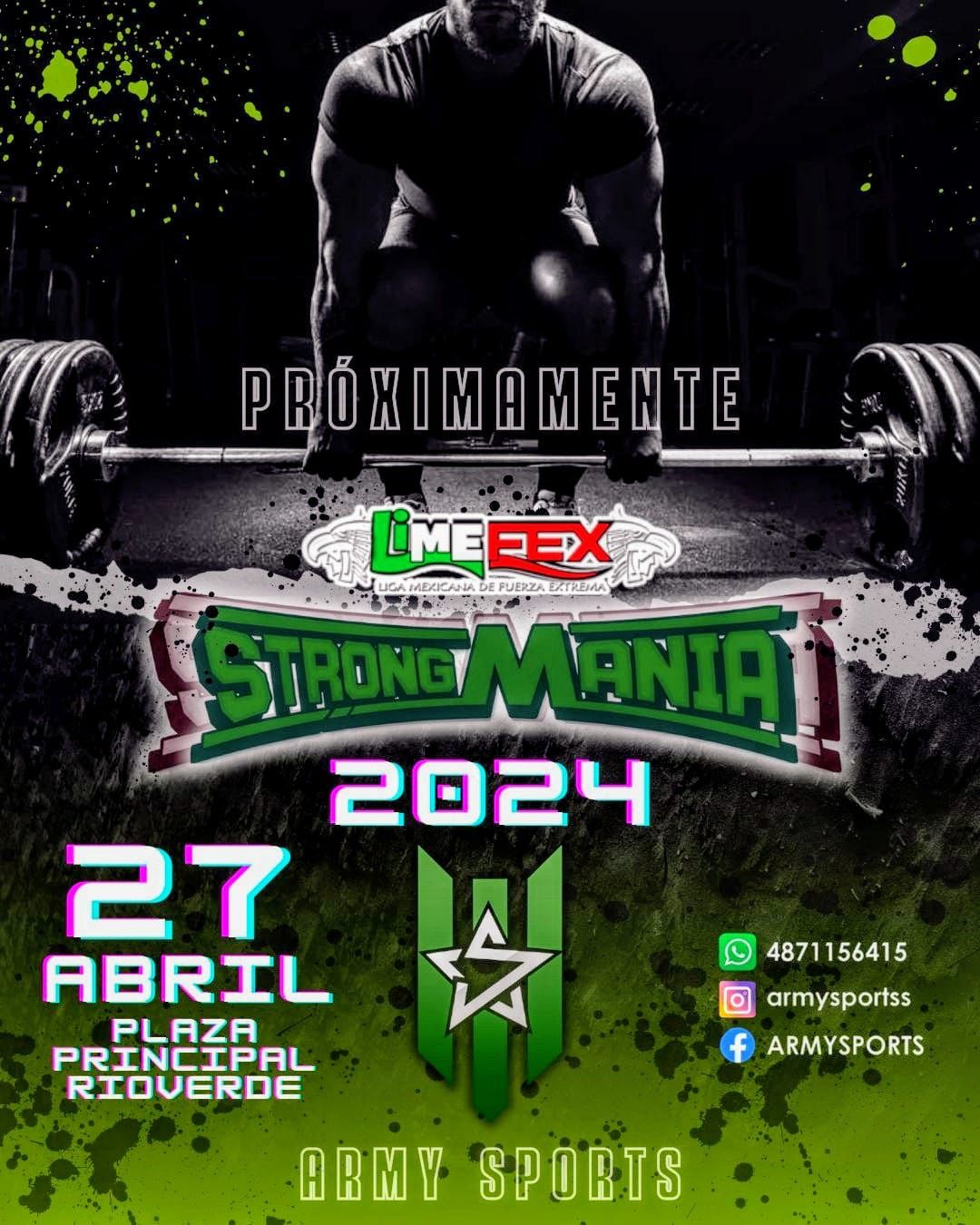 Se presentó STRONGMANIA 5 evento que reúne a los hombres más fuertes