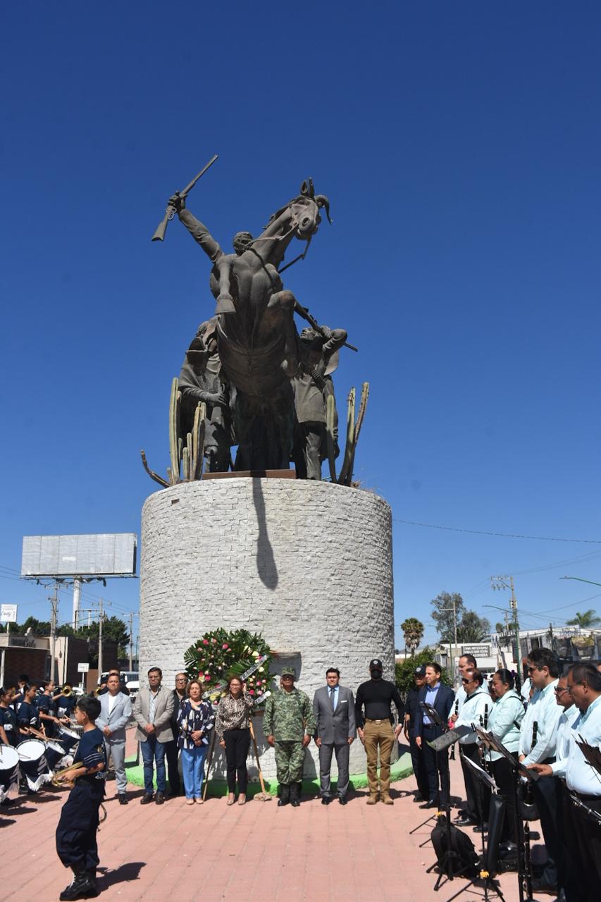 Autoridades de Soledad conmemoran 105 aniversario luctuoso de Emiliano Zapata