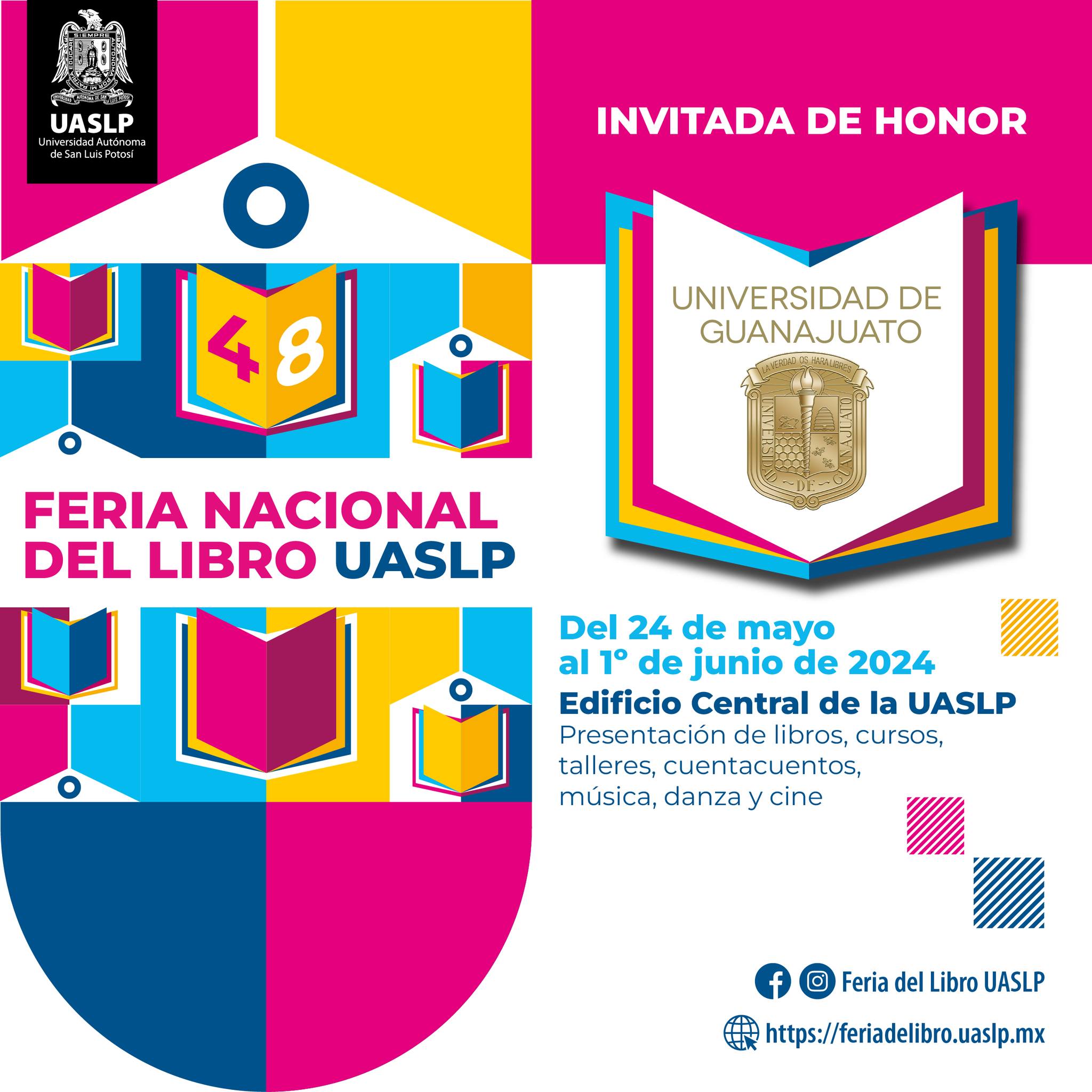 Todo listo para el arranque de la 48 Feria Nacional del Libro UASLP