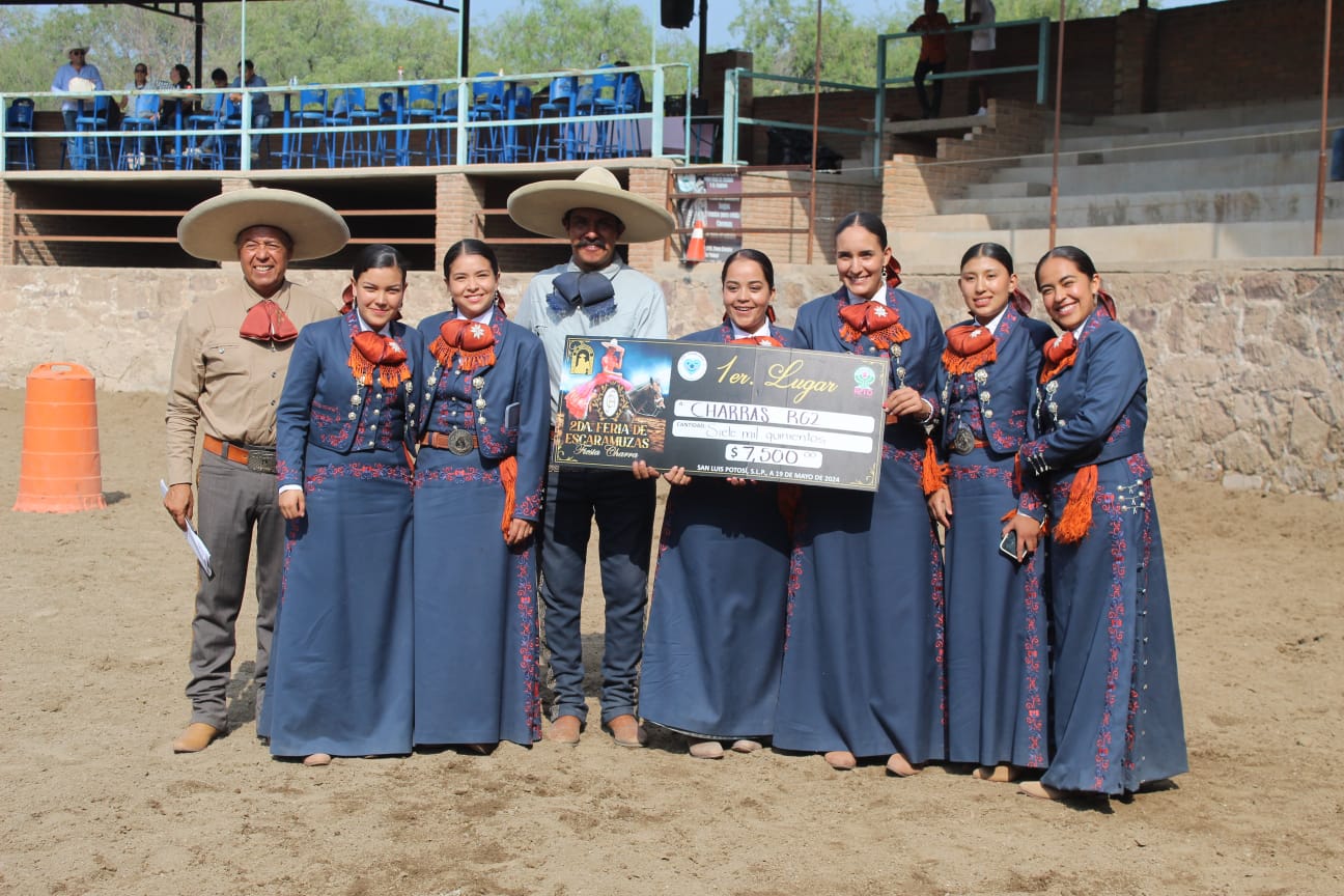 Charras RG2 campeonas de la Feria de Escaramuzas Fiesta Charra