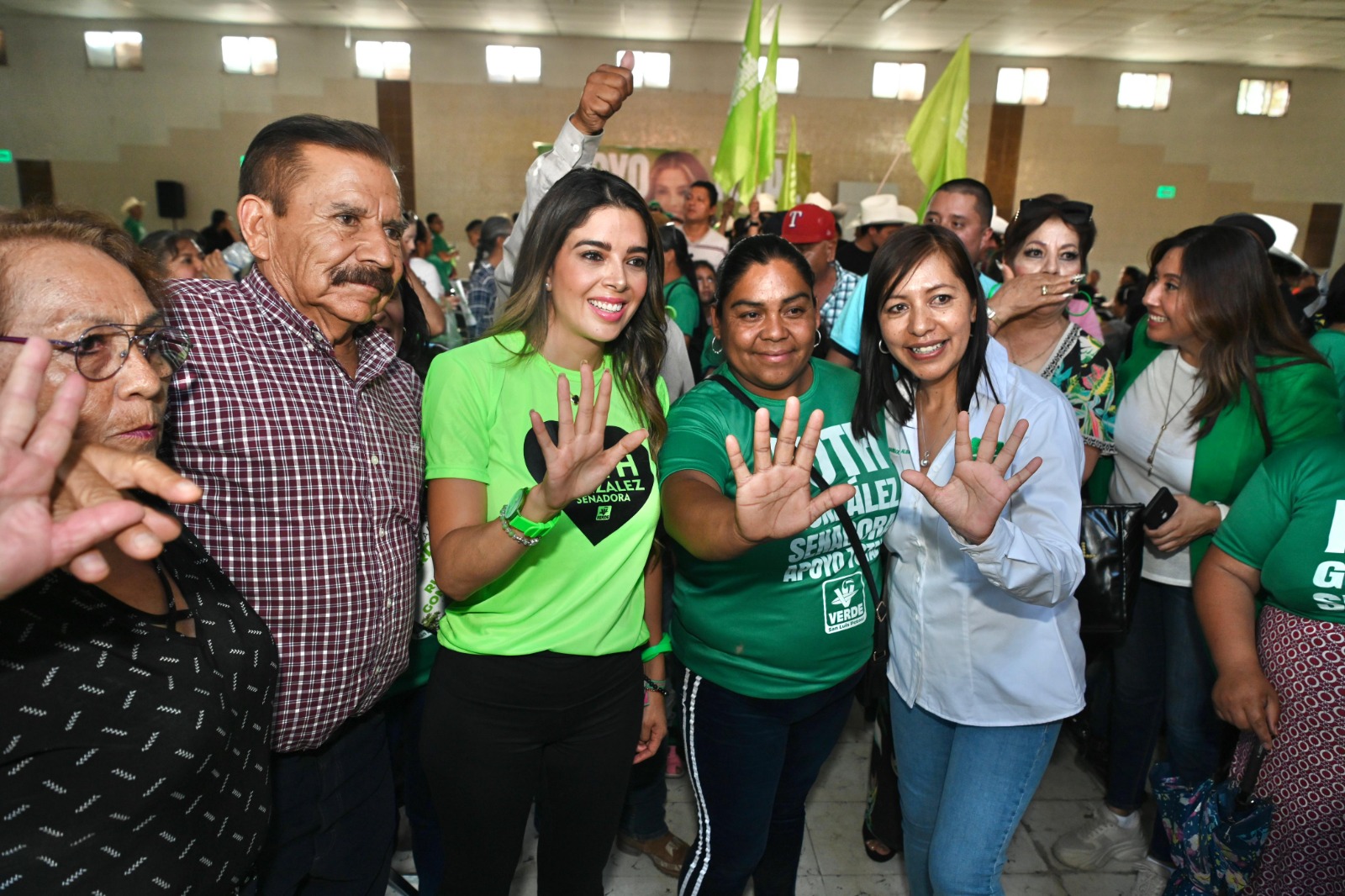 Ruth González pinta de verde Charcas y Guadalcázar