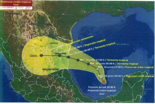 Alertan por lluvias intensas en SLP para este fin de semana