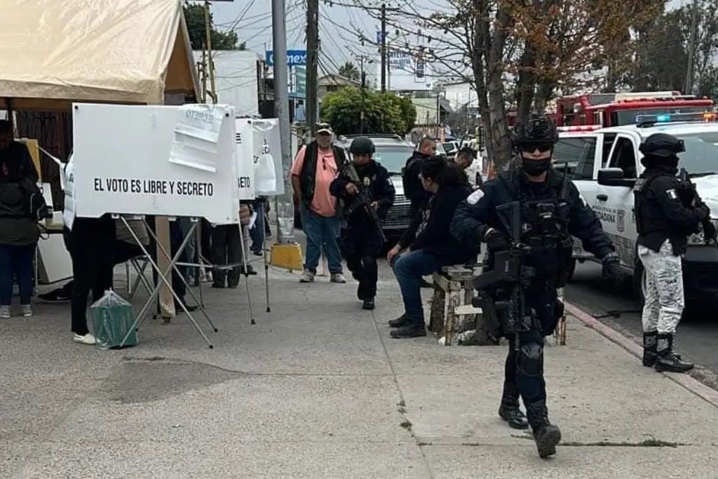 Balacera en casilla electoral de Tijuana: Mujer y hombre resultan heridos