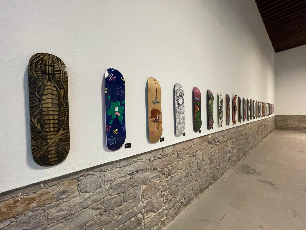 Culmina la exposición “intervención” skateboard-art gallery en  el CEARTSLP