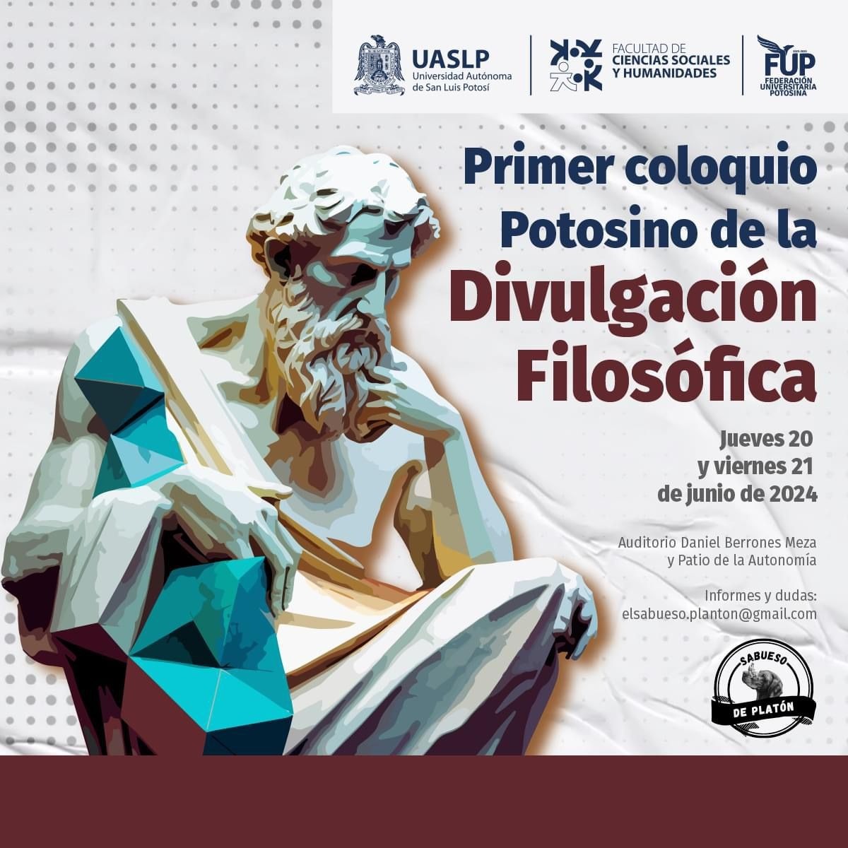 Estudiantes y egresados de la UASLP organizan el Primer Coloquio Potosino de la Divulgación Filosófica