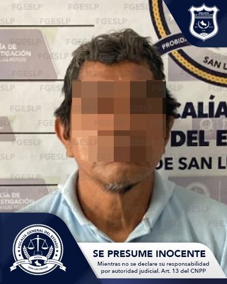 FGESLP captura en Huehuetlán a individuo con orden de aprehensión por violación en Tamaulipas