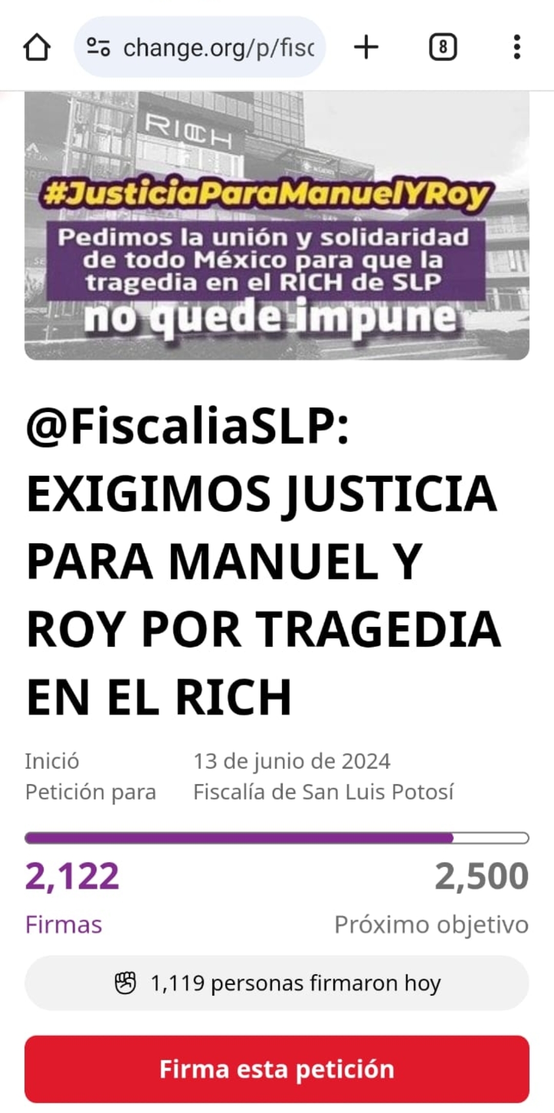 ¡Justicia para Manuel y Roy! Invitan a firmar petición en Change.org